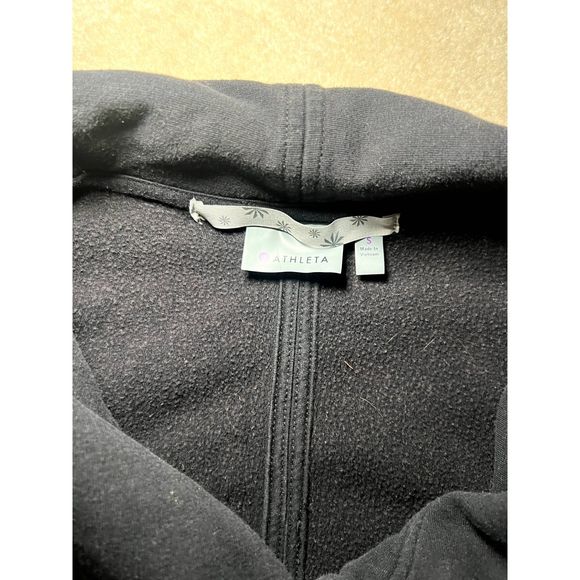 Athleta On The Move Moto Women's Black Asymmetrical Zip Up Jacket | Small - Picture 3 of 6